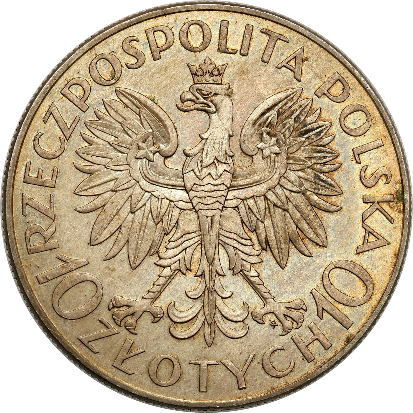 II RP. 10 złotych 1933 Sobieski - PIĘKNY